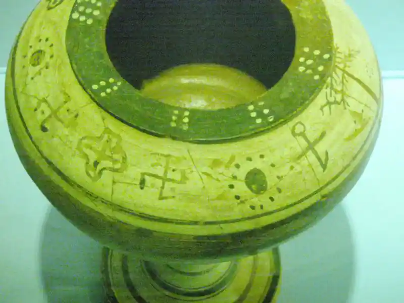 Cross, swastika, and different solar discs, located at Archaeological Museum of Izmir, Turkey